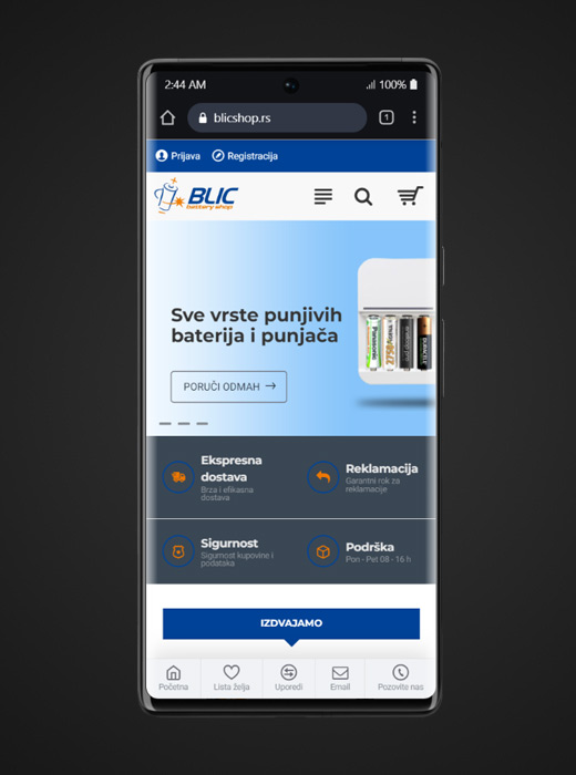 Prodaja svih vrsta beterija i punjača